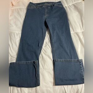 J. Jill size 10 stretched denim jeans.